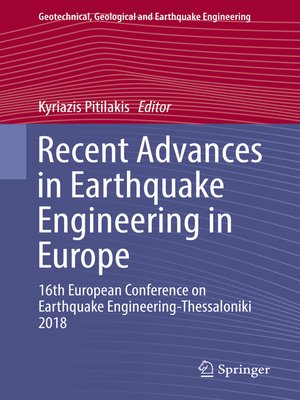 cover image of Recent Advances in Earthquake Engineering in Europe
